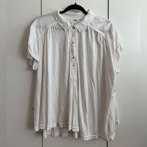 Free People Ivory Blouse - Size S